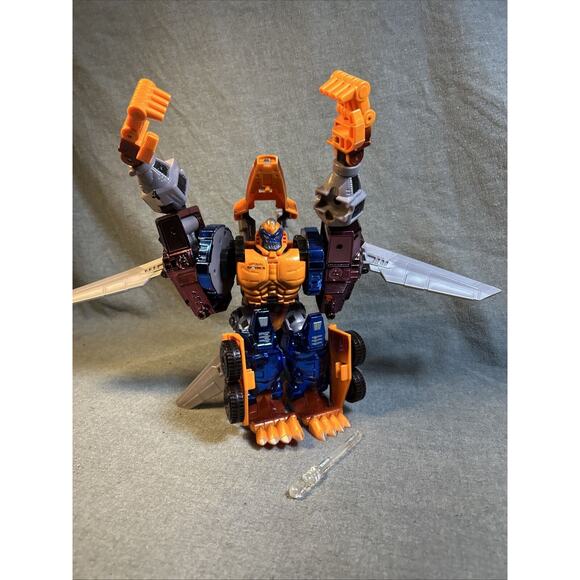 Transformers Beast Wars Transmetals 2 OPTIMAL OPTIMUS PRIMAL Hasbro 1998 - Picture 4 of 12